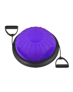 Полусфера для фитнеса массажная мяч Босу 45см фиолетовая Cliff