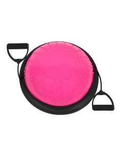 Полусфера для фитнеса массажная мяч Босу 45см розовая Cliff