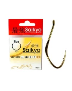 Крючки для рыбалки KH 10092 G Gold 20 2 12 50 Saikyo