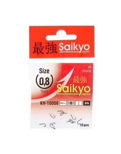 Крючки для рыбалки KH 10006 Sode Ring BN BN 20 2 1 Saikyo