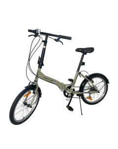 Велосипед складной D035 BG 2024 рама 13 7 скоростей бежевый Maxit