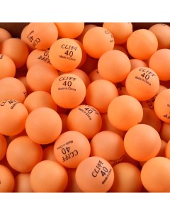 Мячи для настольного тенниса 40мм пакет 144 штуки оранжевые Cliff