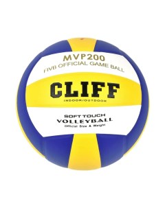 Мяч волейбольный MVP200 5 размер PU бело желто синий Cliff