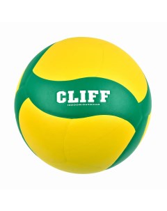 Мяч волейбольный V200W CEV 5 размер PU желто зеленый Cliff