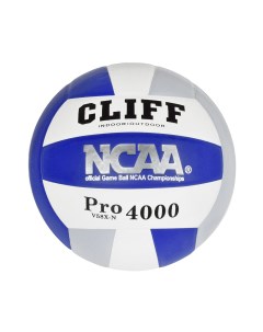 Мяч волейбольный Pro 4000 5 размер PU бело синий Cliff