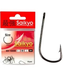 Крючки для рыбалки KH 10006 Sode Ring BN BN 20 2 4 Saikyo