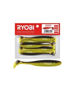 Мягкая силиконовая приманка риппер MINNOW 95mm 4 CN010 frog eggs Ryobi