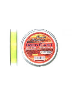 Леска монофильная для рыбалки IronCast CLEAR желтый fluo 3 штуки 3 Power phantom