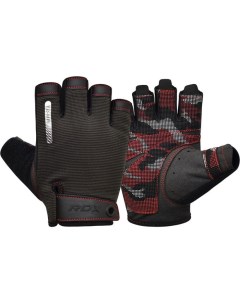 Перчатки для тяжелой атлетики T2 HALF RED S Rdx
