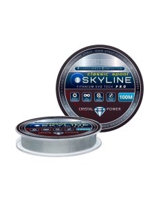 Леска для рыбалки SKYLINE EvoTech CLASSIC Silver 0 455mm 100m 1 штука 16 95 1 Sprut