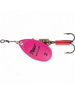 Блесна для рыбалки вращающаяся AGLIA FLUO 3 5 Pink 5 розовый 5 5 штук Mepps