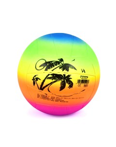 Мяч резиновый волейбольный d 23см 9 PVC радуга Cliff