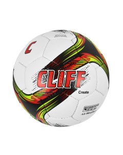 Мяч футбольный 3627 5 размер PU Grippy бело красно черный Cliff