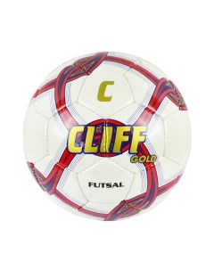 Мяч футбольный 7069 Gold 4 размер без отскока PU Cristal бело красно золотой Cliff