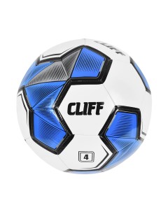 Мяч футбольный CF 3251 4 размер с отскоком ТPU белый Cliff