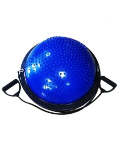 Полусфера для фитнеса масажная мяч Босу 60см синяя Cliff