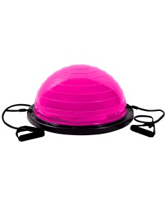 Полусфера для фитнеса мяч Босу 60см розовая Cliff