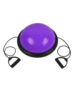 Полусфера для фитнеса мяч Босу 45см фиолетовая Cliff