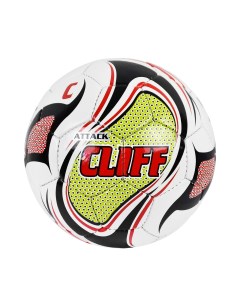 Мяч футбольный 7045 Partten Attack 4 размер без отскока PU бело красно черный Cliff