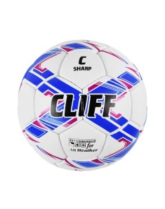 Мяч футбольный 3634 5 размер PU Grippy бело розово синий Cliff