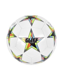 Мяч футбольный CF 1261 5 размер PU белый Cliff