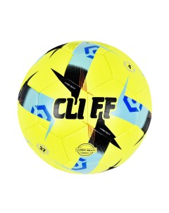 Мяч футбольный HS 3242 4 размер с отскоком PU Hibrid желтый Cliff