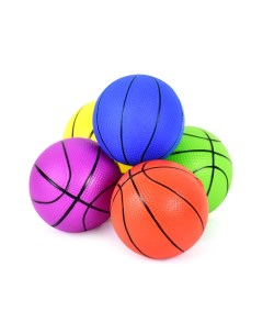 Мяч резиновый баскетбольный d 10см 4 PVC Cliff