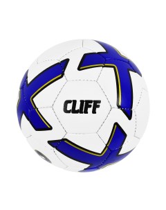 Мяч футбольный CF 60 5 размер PU Grippy бело синий Cliff