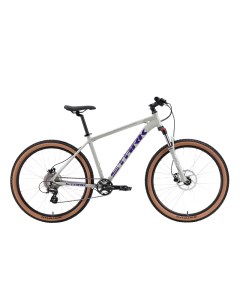 Велосипед 24 Hunter 27 3 HD серый фиолетовый рост 16 2024 Stark