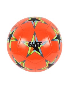 Мяч футбольный CF 1263 5 размер PU оранжевый Cliff