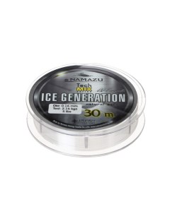 Леска Ice Generation диаметр 0 16 мм тест 2 16 кг 30 м прозрачная Namazu