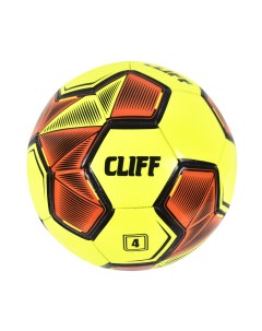 Мяч футбольный CF 3252 4 размер с отскоком PU желтый Cliff