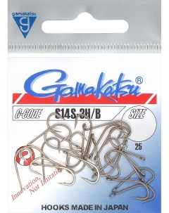 Крючок рыболовный S14S 3H B 2 упаковки 50 2 10 Gamakatsu