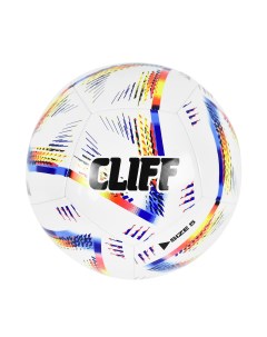 Мяч футбольный CF 1272 5 размер PU белый Cliff