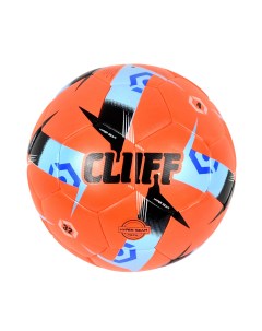 Мяч футбольный HS 3243 4 размер с отскоком PU Hibrid оранжевый Cliff