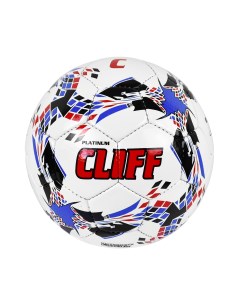 Мяч футбольный 7052 Partten Platinum 4 размер без отскока PU бело красно синий Cliff