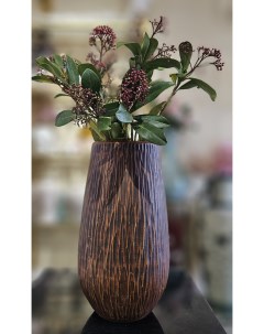 Стильная ваза Шоколад 25 см 1 шт Aras flowers
