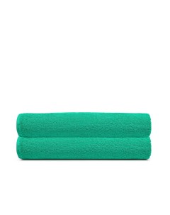 Набор полотенец 70х140 махровые банные зеленого цвета 2 шт Tcstyle
