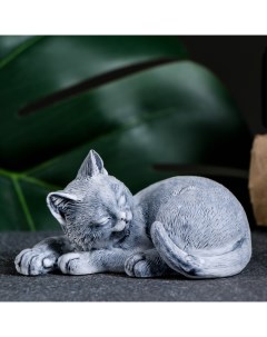 Сувенир Кошка спящая 5см Сувениры из мраморной крошки