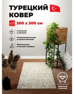 Ковер ECO SEASON 8158A BEIGE H B BEIGE 2 3 м прямоугольник Mutas carpet