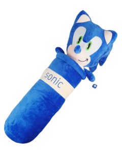 Мягкая игрушка подушка валик для боев еж Соник Sonic the Hedgehog 60 см Starfriend