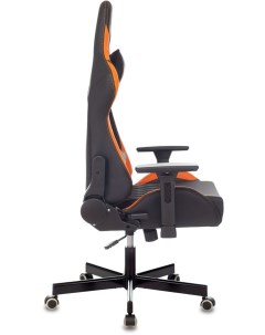 Кресло игровое ARMOR на колесиках эко кожа черный оранжевый оранжевый ar Knight