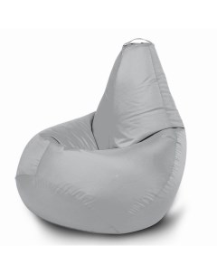 Кресло мешок груша XL Компакт оксфорд серебристо серый Nobrand