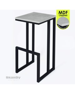 Барный стул для кухни Джаз 74 см MDF бетон Skandy factory