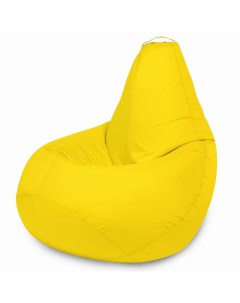 Кресло мешок груша XL Компакт оксфорд желтый Nobrand