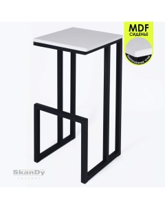 Барный стул для кухни Джаз 74 см MDF ясень белый Skandy factory