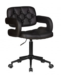 Компьютерное кресло для взрослых LARRY BLACK 1 шт чёрный Dobrin
