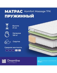 Матрас Komfort Massage TFK 80x190 см Dreamline