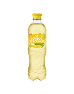Вода ароматизированная лимон цитрус газированная 500 мл Святой источник