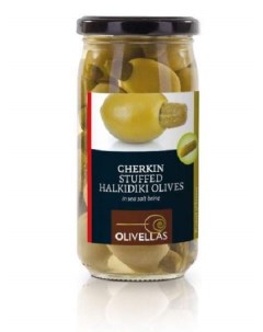 Оливки фаршированные корнишоном 370 мл Olivellas